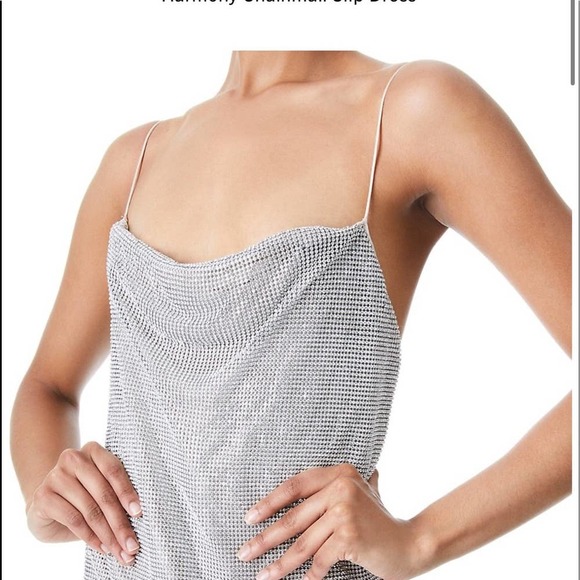 Alice and Olivia Harmony Chainmail Slip Dress - Picture 4 of 13